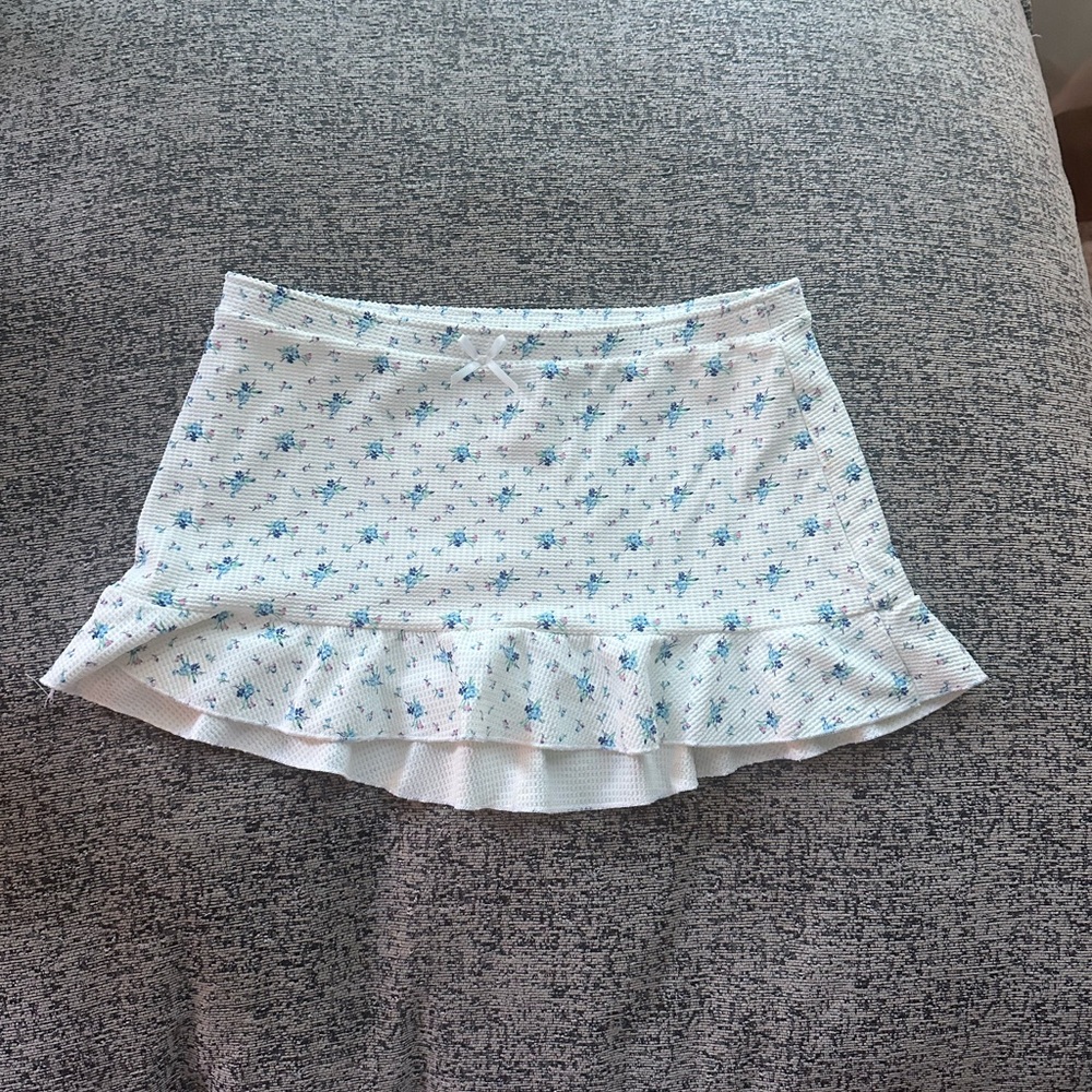 Frankie’s Bikinis ‘Andrea’ Waffle Mini Skirt